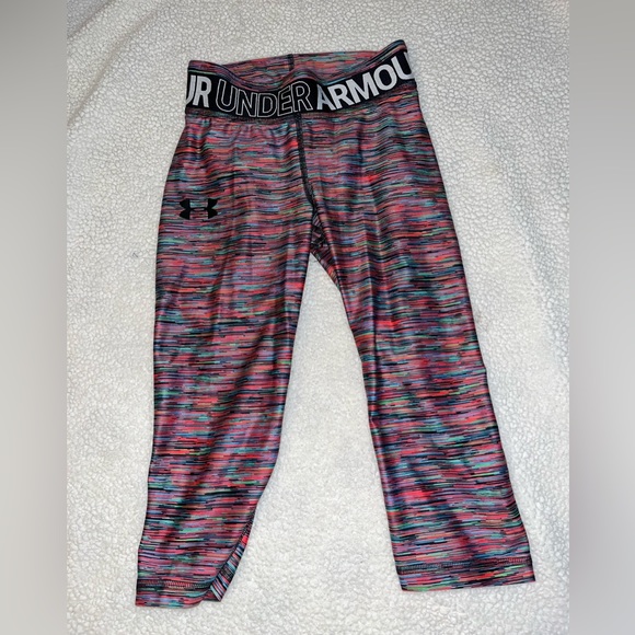 Under Armour Girls Capri Leggings Size S - Picture 1 of 2